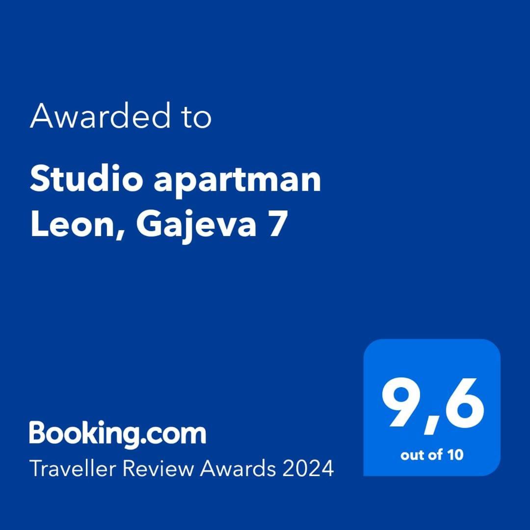 Studio Apartman Leon, Gajeva 7 Zagreb Extérieur photo